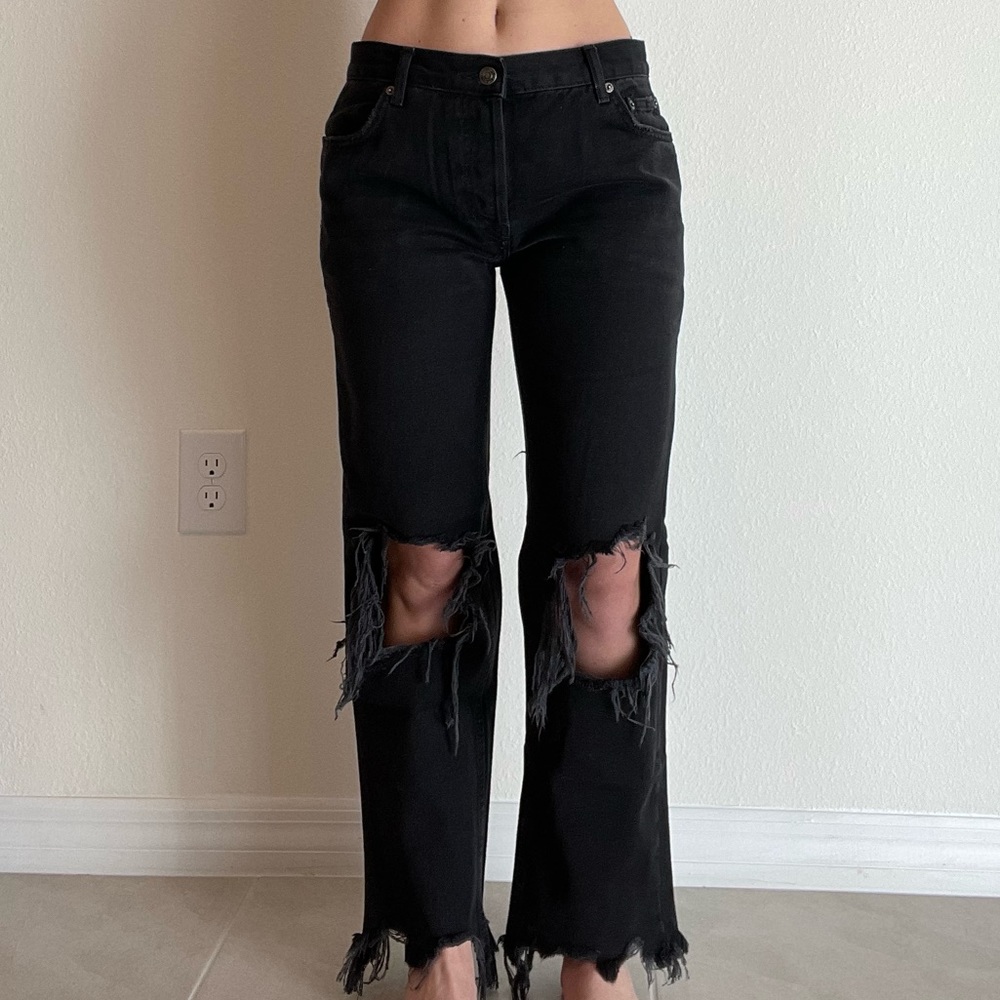 Free People Black Jeans